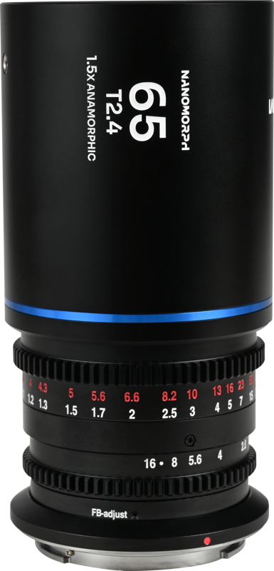 LAOWA Nanomorph 65mm T2.4 1.5X S35 (Blue) - Canon RF