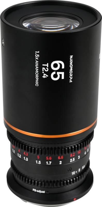 LAOWA Nanomorph 65mm T2.4 1.5X S35 (Amber) - Canon RF
