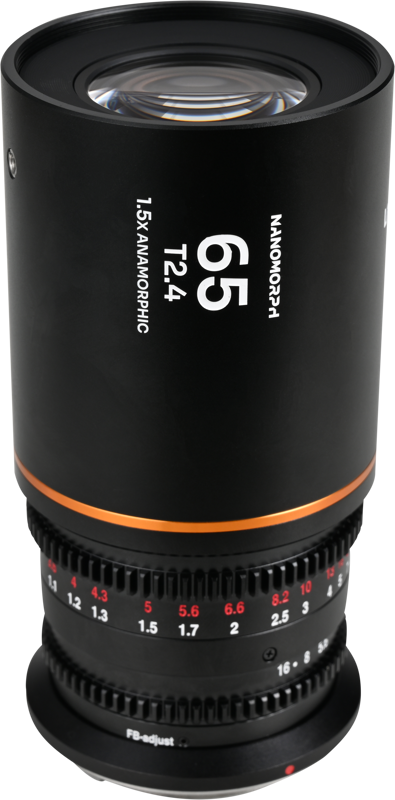 LAOWA Nanomorph 65mm T2.4 1.5X S35 (Amber) - DL