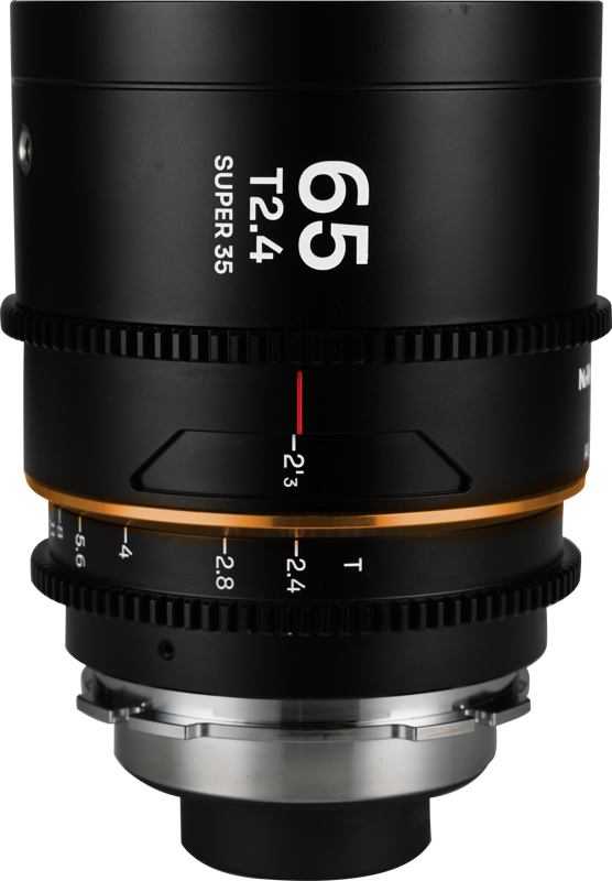 LAOWA Nanomorph 65mm T2.4 1.5X S35 (Amber) - Arri PL/Canon EF