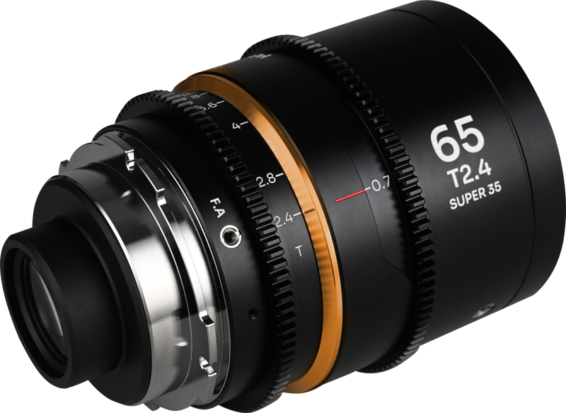 LAOWA Nanomorph 65mm T2.4 1.5X S35 (Amber) - Arri PL/Canon EF