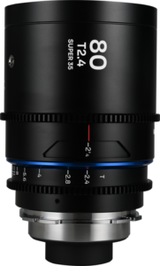 LAOWA Nanomorph 80mm T2.4 1.5X S35 (Blue) - Arri PL/Canon EF