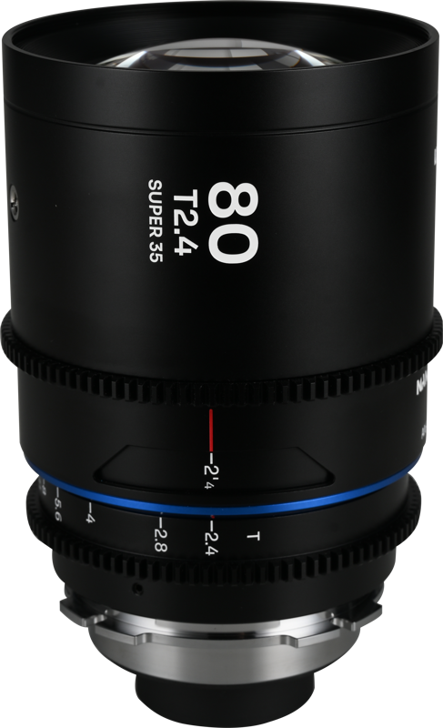 LAOWA Nanomorph 80mm T2.4 1.5X S35 (Blue) - Arri PL/Canon EF