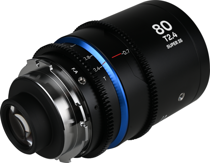 LAOWA Nanomorph 80mm T2.4 1.5X S35 (Blue) - Arri PL/Canon EF