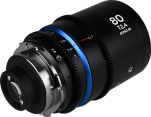 LAOWA Nanomorph 80mm T2.4 1.5X S35 (Blue) - Arri PL/Canon EF