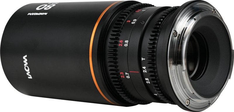 LAOWA Nanomorph 80mm T2.4 1.5X S35 (Amber) - Canon RF