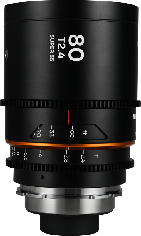 LAOWA Nanomorph 80mm T2.4 1.5X S35 (Amber) - Arri PL/Canon EF