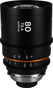 LAOWA Nanomorph 80mm T2.4 1.5X S35 (Amber) - Arri PL/Canon EF