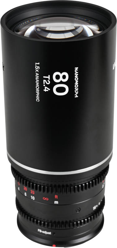 LAOWA Nanomorph 80mm T2.4 1.5X S35 (Silver) - Fuji X