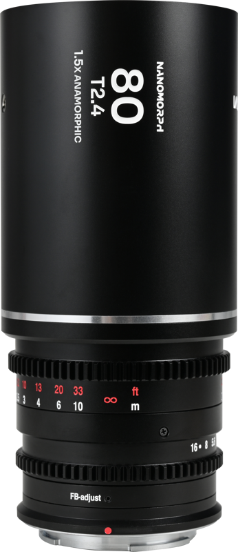 LAOWA Nanomorph 80mm T2.4 1.5X S35 (Silver) - DL