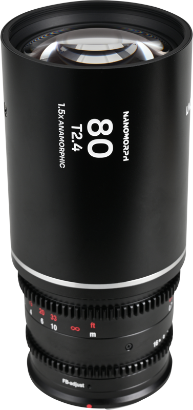 LAOWA Nanomorph 80mm T2.4 1.5X S35 (Silver) - DL