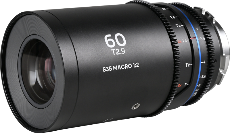 LAOWA Nanomorph 60mm T2.9 1.5X S35 Macro 1:2 (Blue) - Arri PL/Canon EF