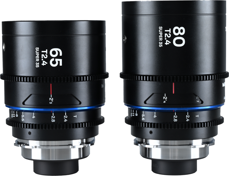 LAOWA Nanomorph S35 Prime 2-Lens Bundle (65mm,80mm) (Blue) - Arri PL/Canon EF