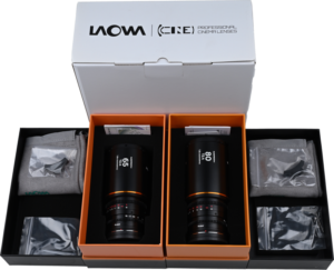 LAOWA Nanomorph S35 Prime 2-Lens Bundle (65mm,80mm) (Amber) - DL