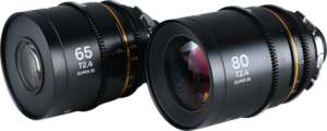 LAOWA Nanomorph S35 Prime 2-Lens Bundle (65mm,80mm) (Amber) - Arri PL/Canon EF