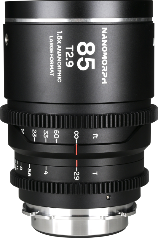 Laowa introduces the Nanomorph LF 85mm T2.9 1.5X anamorphic lens
