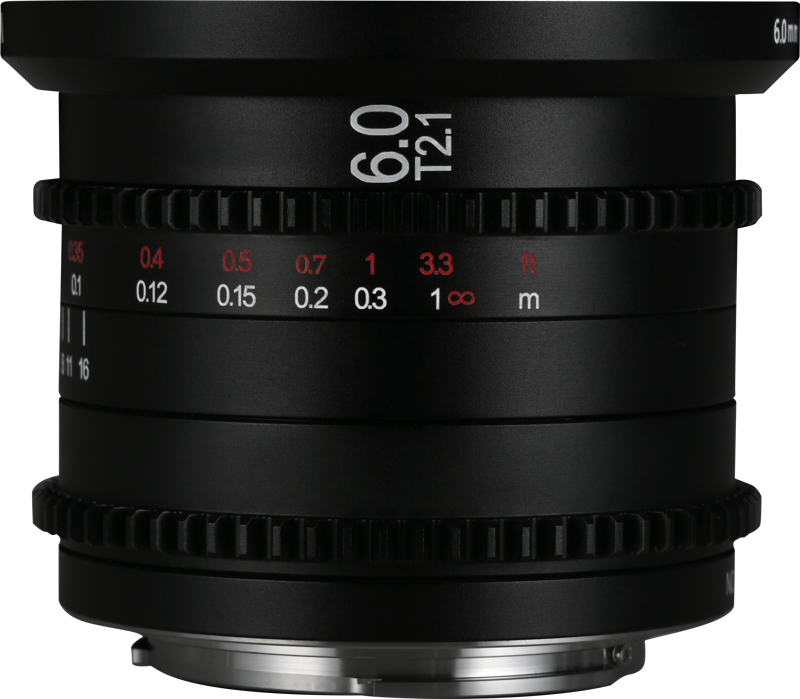 LAOWA 6mm T2.1 Zero-D MFT Cine Lens - MFT