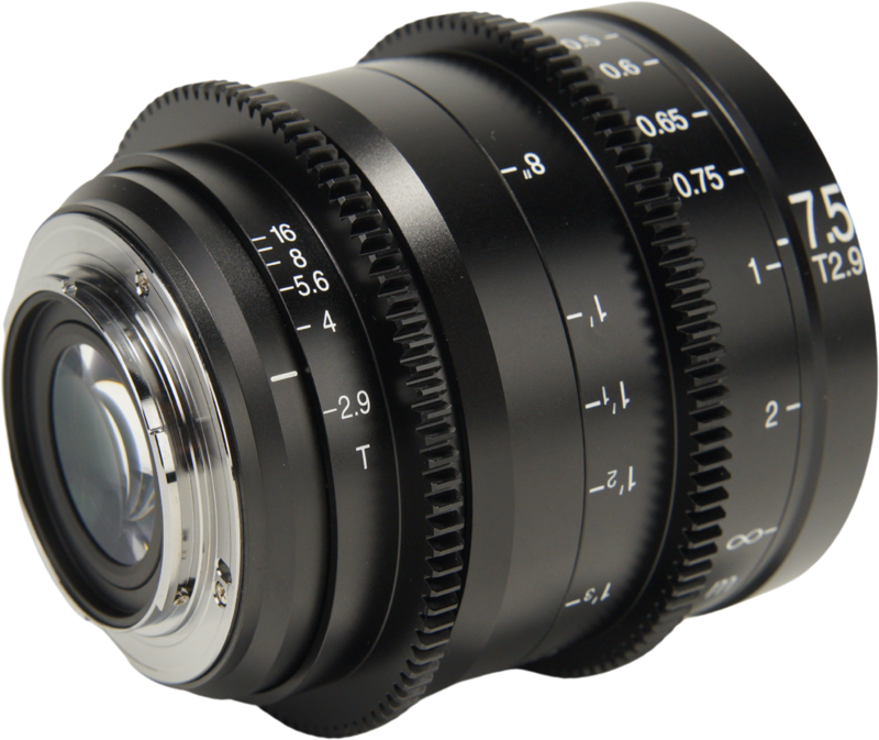 LAOWA 7.5mm T2.9 Zero-D S35 Cine Lens - Fuji X