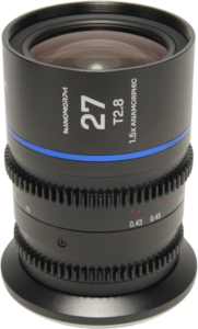LAOWA Nanomorph 27mm T2.8 1.5X S35 (Blue) - Sony E