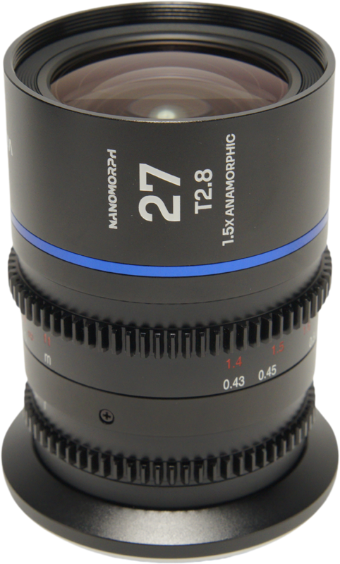 LAOWA Nanomorph 27mm T2.8 1.5X S35 (Blue) - Canon RF