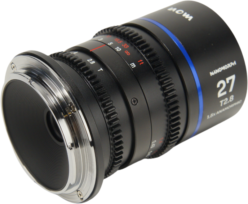 LAOWA Nanomorph 27mm T2.8 1.5X S35 (Blue) - Canon RF