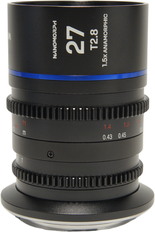 LAOWA Nanomorph 27mm T2.8 1.5X S35 (Blue) - Nikon Z
