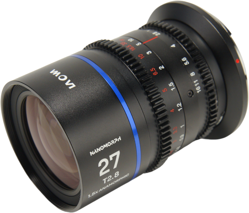 LAOWA Nanomorph 27mm T2.8 1.5X S35 (Blue) - MFT
