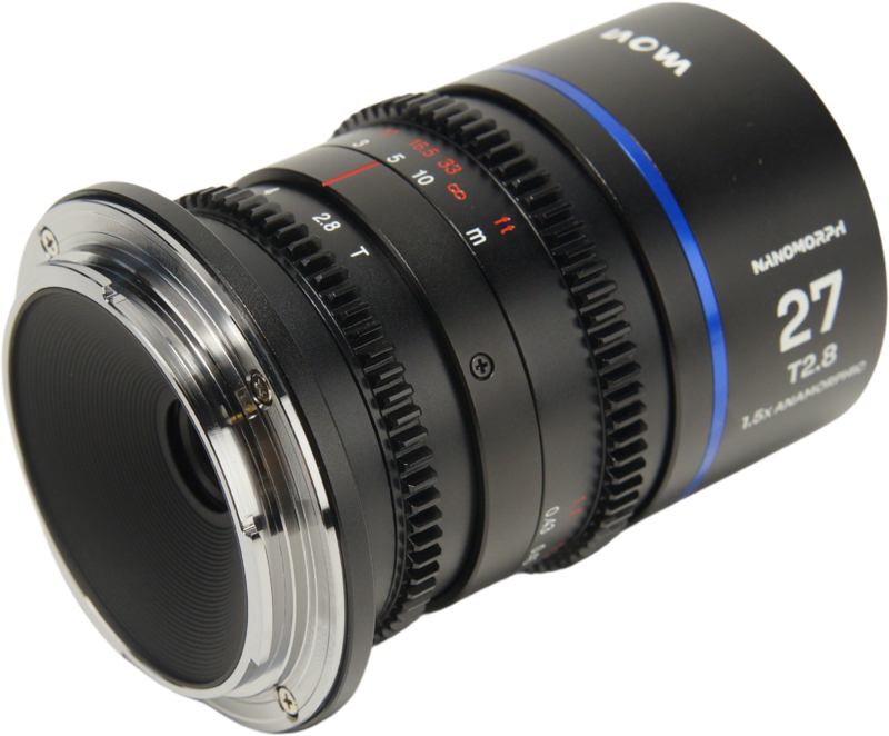 LAOWA Nanomorph 27mm T2.8 1.5X S35 (Blue) - MFT