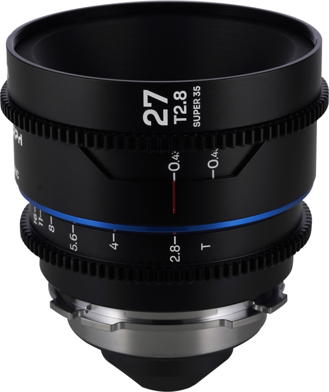 LAOWA Nanomorph 27mm T2.8 1.5X S35 (Blue) - Arri PL/Canon EF