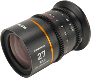 LAOWA Nanomorph 27mm T2.8 1.5X S35 (Amber) - MFT
