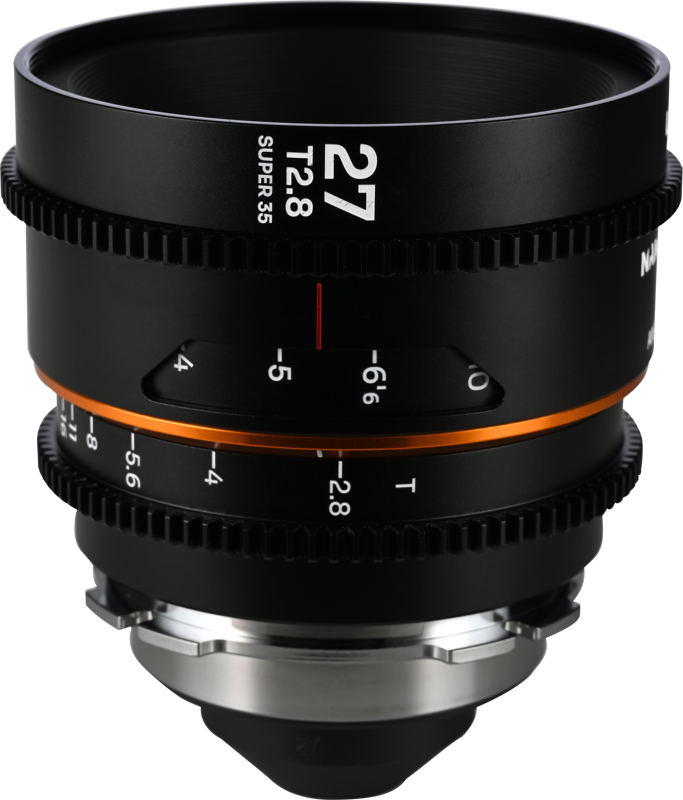 LAOWA Nanomorph 27mm T2.8 1.5X S35 (Amber) - Arri PL/Canon EF