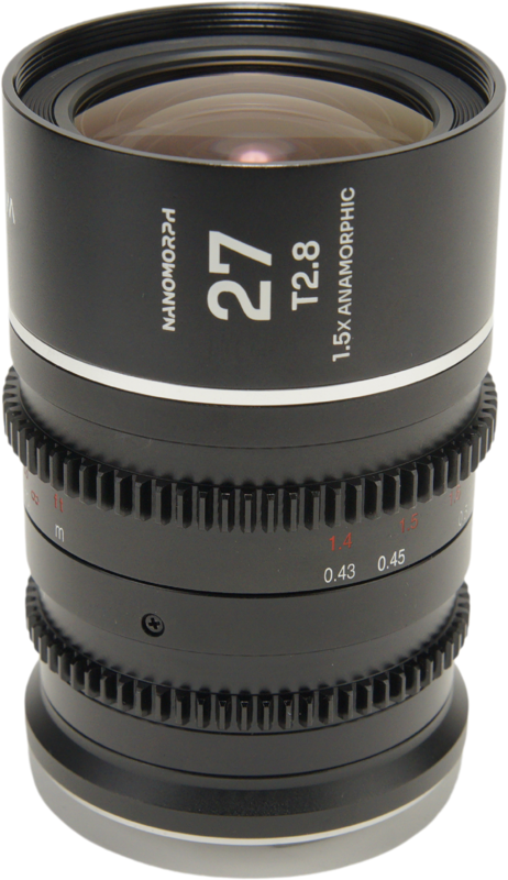 LAOWA Nanomorph 27mm T2.8 1.5X S35 (Silver) - Canon RF