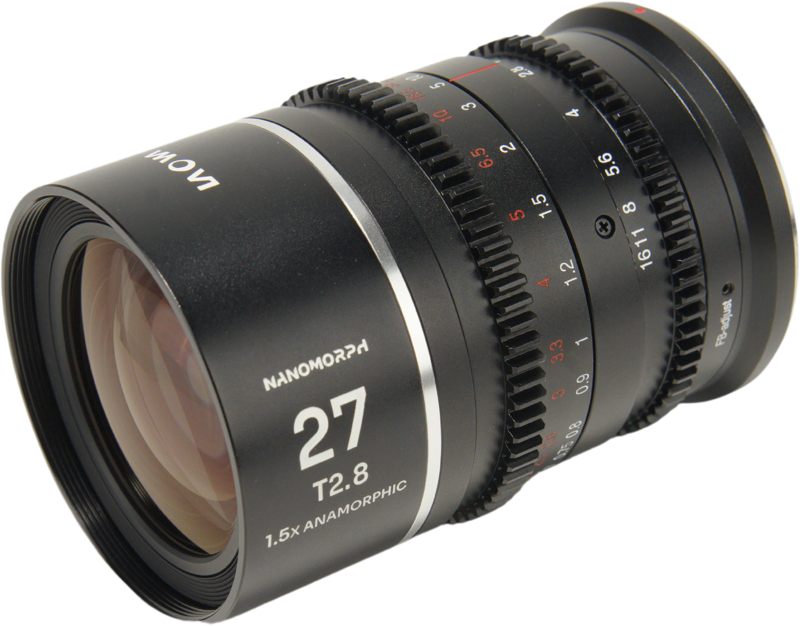 LAOWA Nanomorph 27mm T2.8 1.5X S35 (Silver) - Canon RF