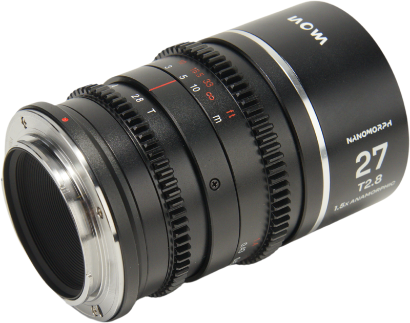 LAOWA Nanomorph 27mm T2.8 1.5X S35 (Silver) - Canon RF
