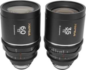 these lenses deliver a genuine anamorphic look with a dramatic 2X squeeze ratio