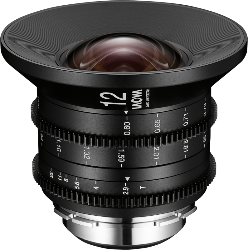 LAOWA 12mm T2.9 Zero-D Cine Lens - Arri PL (Feet)
