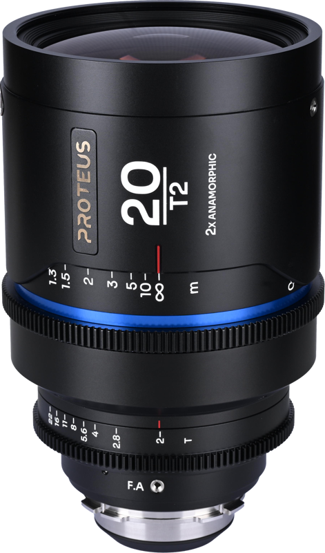 LAOWA Proteus 2X Anamorphic 20mm T2 -Blue - Arri PL/ Canon EF