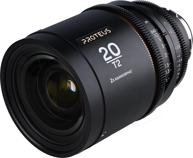LAOWA Proteus 2X Anamorphic 20mm T2 -Amber - Arri PL/ Canon EF