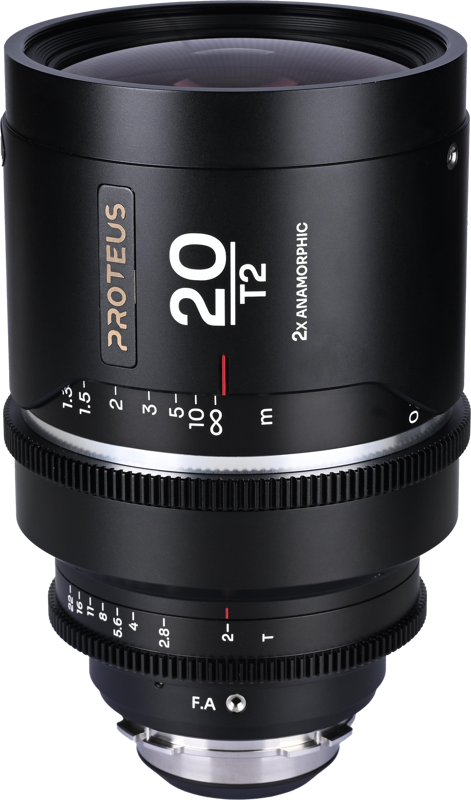 LAOWA Proteus 2X Anamorphic 20mm T2 -Silver - Arri PL/ Canon EF