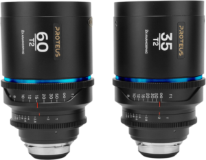 LAOWA Proteus 2xAnamorphic 2-Lens Bundle Set A (35mm, 60mm) - Blue - Arri PL/Canon EF (feet)