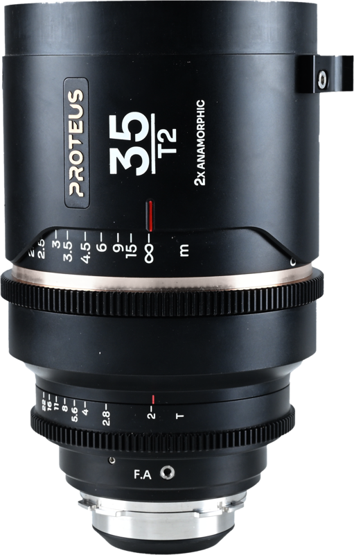 The Laowa Proteus Flex 2X Anamorphic 35mm T2 lens delivers a classic anamorphic cinematic look