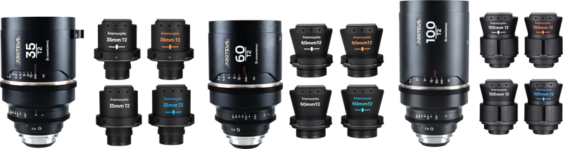 LAOWA Proteus Flex 2X Anamorphic 3-Lens Bundle Set B (35mm, 60mm, 100mm)-Arri PL/Canon EF