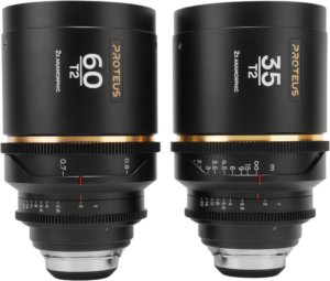 LAOWA Proteus 2X Anamorphic 2-Lens Bundle Set A (35mm, 60mm) - Amber - Arri PL/Canon EF