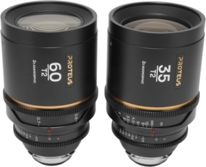 these lenses deliver a genuine anamorphic look with a dramatic 2X squeeze ratio