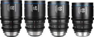 LAOWA Nanomorph LF Prime 4-Lens Bundle (32+42+55+85mm) Blue - Arri PL/ Canon EF