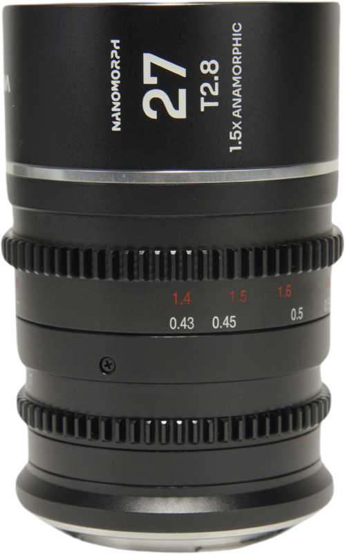 LAOWA Nanomorph 27mm T2.8 1.5X S35 (Silver) - Canon RF