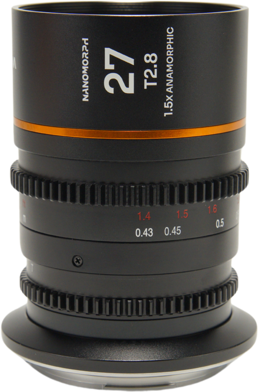 LAOWA Nanomorph 27mm T2.8 1.5X S35 (Amber) - DL