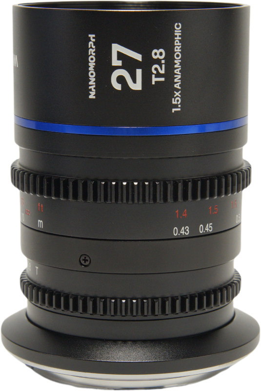 LAOWA Nanomorph 27mm T2.8 1.5X S35 (Blue) - Canon RF