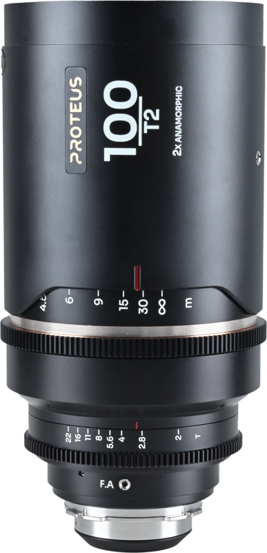 The Laowa Proteus Flex 2X Anamorphic 100mm T2 lens provides cinematographers with an expressive telephoto focal length combined with the versatile creative flexibility of interchangeable flare modules. Designed specifically for Super 35 sensors
