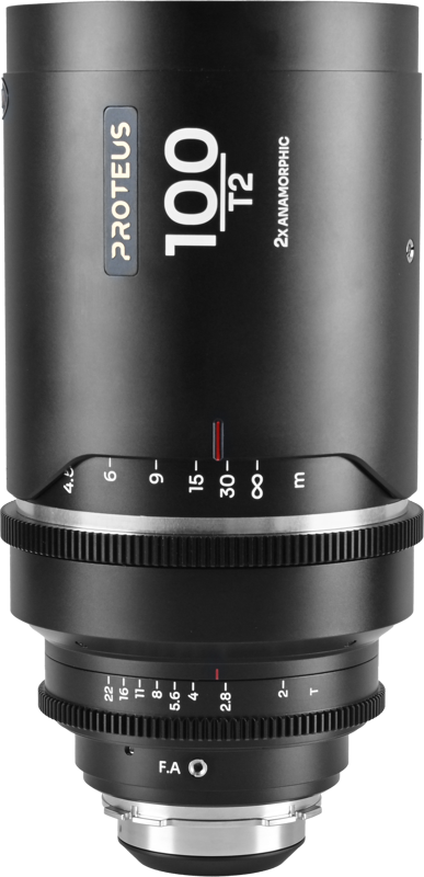 The Laowa Proteus 2X Anamorphic 100mm T2 lens is a professional-grade cine optic offering filmmakers a powerful telephoto focal length for capturing stunning portraits